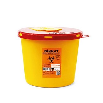 Afacan Odpadkový koš MEDICAL 5 litrů - žlutý