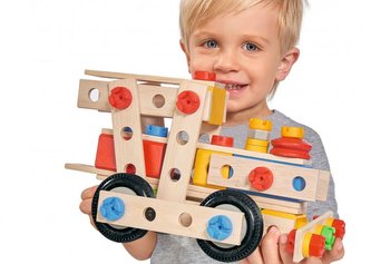 Stavebnice Constructor 4 Lokomotiva, 100 dílů