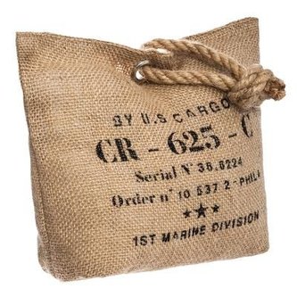 Atmosphera Dekorační zarážka dveří - jutový pytel