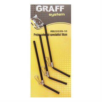 Graff: Průjezd zahnutý Specialist 10cm 3ks Černý
