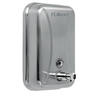 FLORA dávkovač mýdla na dolévání kovový nerez - 1 l