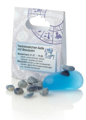 Ovis kamenné mýdlo s modrým křemenem 90 g - znamení vodnář
