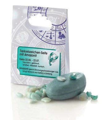 Ovis kamenné mýdlo s amazonitem 90 g - znamení rak
