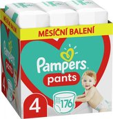 Plenkové kalhotky Pampers Pants velikost 4 v balení 176ks