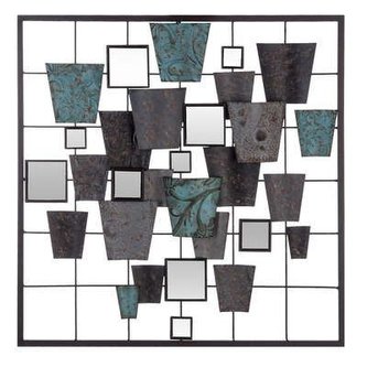 Atmosphera Nástěnná kovová dekorace