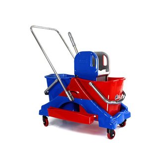 Afacan Úklidový vozík 2 x 25 l s podpěrou mopu