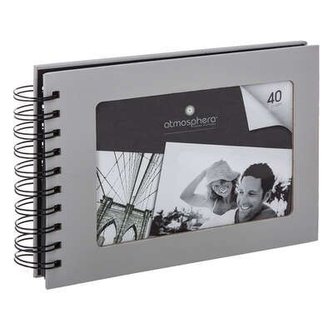 Atmosphera Fotoalbum spiral 80 - šedé