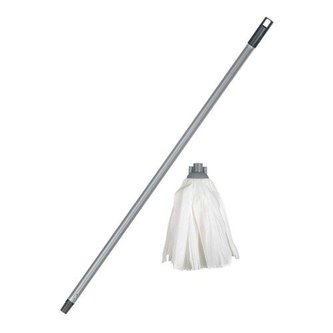 Mop ekologický 110 g s tyčí 120 cm hrubý závit