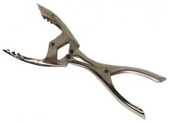 Kleště na brikety, uhlí s kloubem - pozink