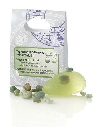 Ovis kamenné mýdlo s aventurinem 80 g - znamení váhy