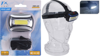 Svítilna čelovka FX COB LED 3xAAA