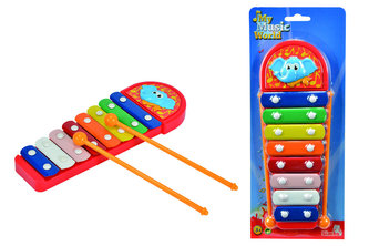 Xylofon sloník s 8 kovovými klávesami