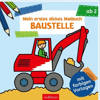 Mein erstes dickes Malbuch ab 2 - Baustelle