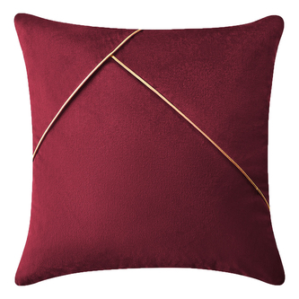 Polštář SIMPLICITY vínová 45x45 cm Mybesthome