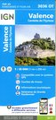 Valence Corniche de l'Eyrieux 1:25 000