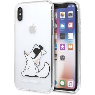 Karl Lagerfeld Fun Choupette No Rope Hard Case iPhone X/XS čiré