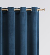 Dekorační velvet závěs s kroužky VELVETIA tmavě modrá 140x250 cm (cena za 1 kus) MyBestHome