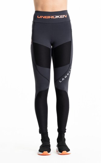 Dámské legíny Dopamina Grey - LABELLAMAFIA - Velikost: L