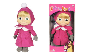 Máša a medvěd Panenka Máša 40 cm zimní