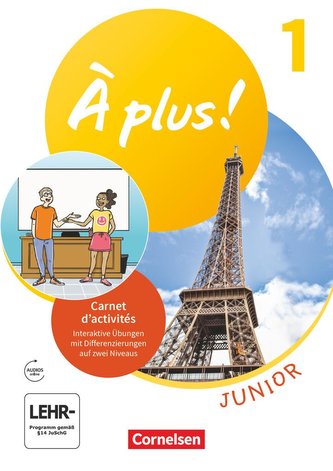 À plus ! Junior - 1. Fremdsprache. Carnet d'activités mit interaktiven Übungen online