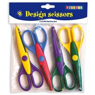 Playbox Sada konturovacích nůžek 4 ks Playbox Sada konturovacích nůžek 4 ks