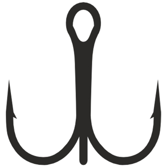 Trojháček 2 černý 10ks