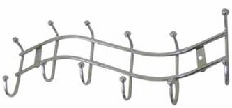 věšák 6 háčků vlnka 13,5 x 44,5 cm