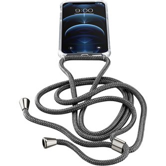 Cellularline Neck-Case se šňůrkou na krk Apple iPhone 12/12 Pro černé