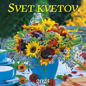 Kalendář 2023 Svět květů, nástěnný