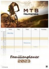 MTB | Mountainbike - 2023 - Kalender DIN A3 - (Familienplaner)