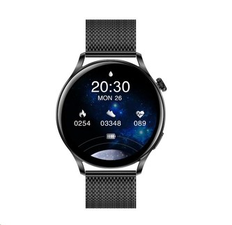 Garett Smartwatch Lady Elegance RT černá, ocel