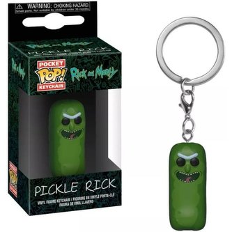 Funko POP! Keychain: R&M- Pickle Rick
