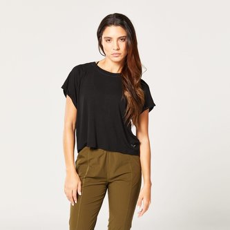 Dámské tričko Code Oversized Black - SQUATWOLF - Velikost: S