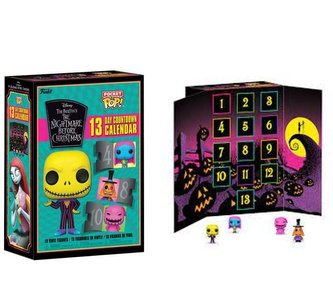 Funko POP Adventní kalendář: 13 Days - The Nightmare Before Christmas (BlackLight limited exclusive edition)