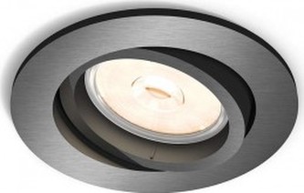 BODOVÉ ZAPUŠTĚNÉ SVÍTIDLO 50391/99/PN šedé, GU10 1x5,5W