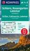 KOMPASS Wanderkarte 651 Schlern, Rosengarten, Sciliar, Catinaccio, Latemar, 1:25000