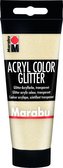 Marabu Acryl Color akrylová barva - zlatá glitr 100 ml