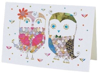 Karnet B6 + koperta MO5859 Sowy