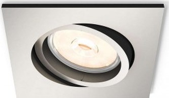 BODOVÉ ZAPUŠTĚNÉ SVÍTIDLO 50401/17/PN matný chrom, GU10 1x5,5W