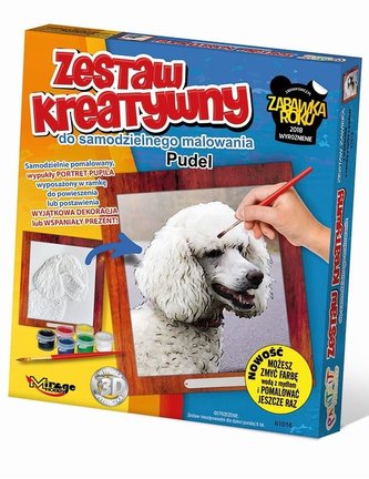 Zestaw Kreatywny do malowania - Pudel Zestaw Kreatywny do malowania - Pudel