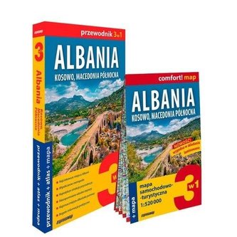 Comfort! map Albania, Kosowo, Macedonia 3w1