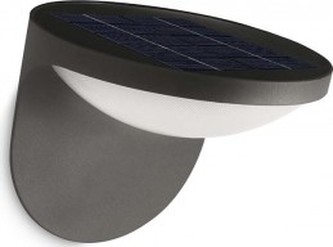 VENKOVNÍ NÁSTĚNNÉ SOLÁRNÍ LED SVÍTIDLO 17807/93/16 antracitové