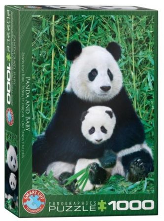 Puzzle 1000 Rodzina Pand