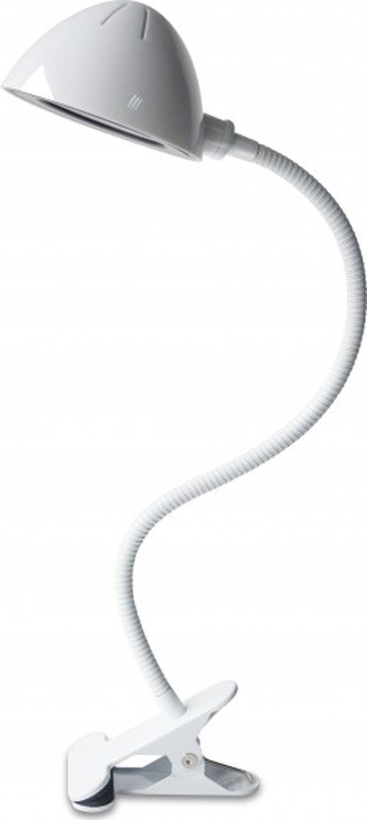 STOLNÍ LED LAMPIČKA s klipem L/00469 bílá
