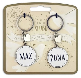 Zestaw breloków Mąż i Żona 2