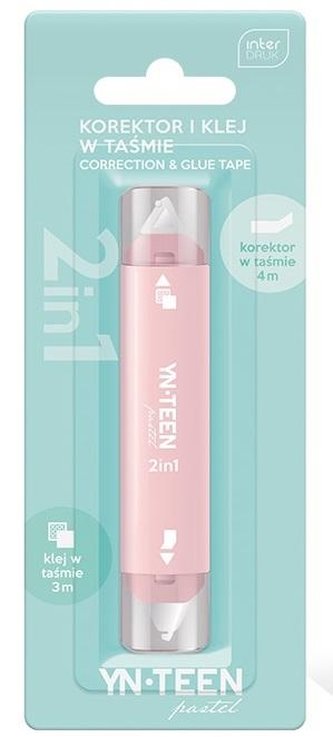 Korektor i klej w taśmie Pastel