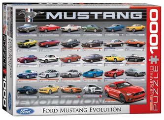 Puzzle 1000 Ford Mustang - Ewolucja