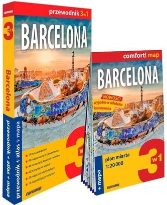 Comfort! map Barcelona Przewodnik(3w1)