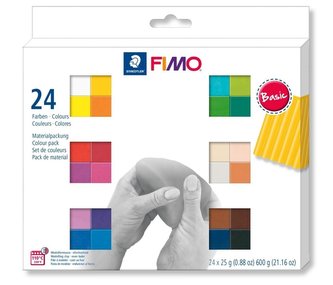FIMO Soft sada 24 barev x 25 g - basic