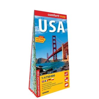 Mapa - USA samochodowo-turystyczna 1:4 750 000